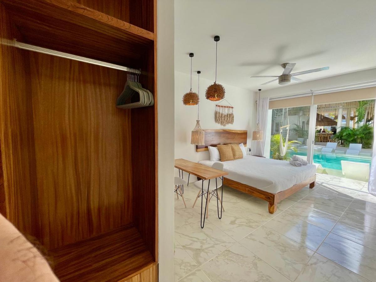 Beautiful Swim-Up Studio With Private Terrace, Pool And Jungle Gym Тулум Экстерьер фото