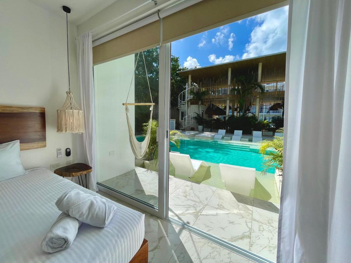 Beautiful Swim-Up Studio With Private Terrace, Pool And Jungle Gym Тулум Экстерьер фото